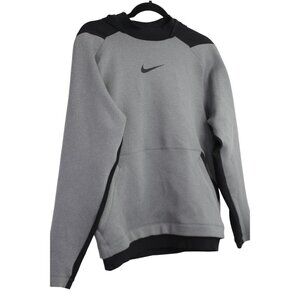 NIKE DRI- FIT Black and Gray Performance Hoodie Size Small